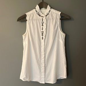 J. Crew Jeweled Top